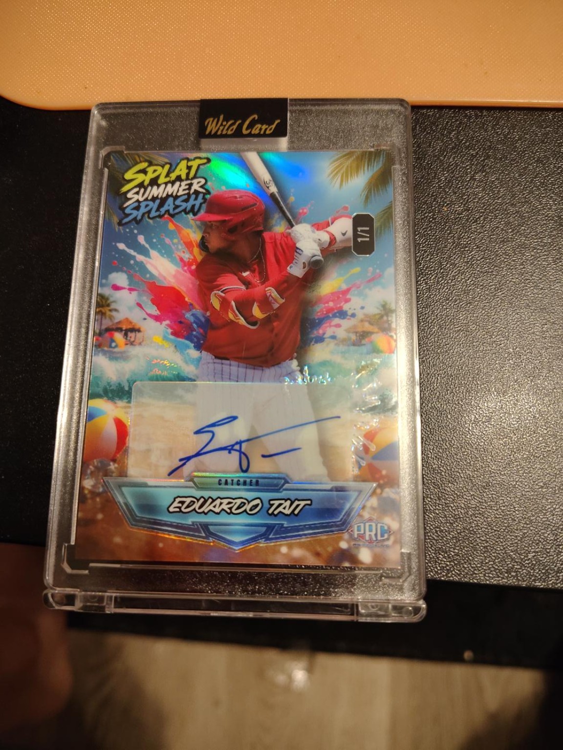 Eduardo Tait one-of-one autograph card
